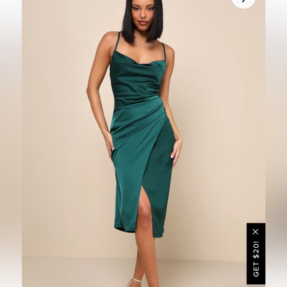 Lulus satin dress